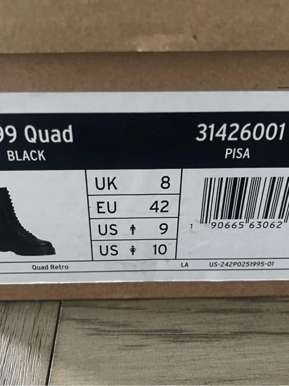 Dr. Martens Box with Black and Yellow Logo